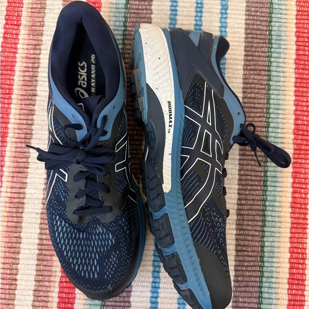 Asics Men's Athletic Shoes - Navy and Light Blue - Picture 4 of 6